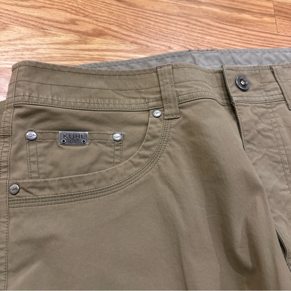 Lot of 2 Kuhl Revolvr Vintage Patina Dye Beige Gray Hiking Pants Outdoor Men 34 - Picture 5 of 16